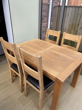 Solid oak extending for sale  CHESTER