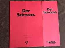 Original brochure scirocco d'occasion  Expédié en Belgium