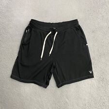 Usado, Shorts Vuori Ponto Masculino Grande Preto Performance Malha de Sonho Casual V344 7" Costura Interna comprar usado  Enviando para Brazil