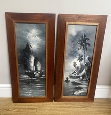 Vintage framed oil for sale  SUNDERLAND