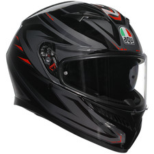 Capacete de motocicleta AGV K3 Syth preto/vermelho cidade urbana E2206, usado comprar usado  Enviando para Brazil
