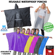 Reusable rain poncho for sale  BRISTOL