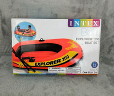Usado Intex Explorer 200 conjunto de barco inflável com remos ótimo estado comprar usado  Enviando para Brazil