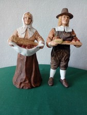    figurki ludowe  Święto  Dziękczynienia"-  "Pielgrzymi" na sprzedaż  PL