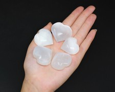 Selenite heart 0.75 for sale  Fort Myers