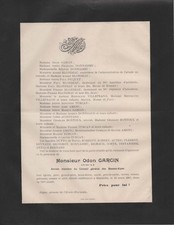 1907 death odon d'occasion  Expédié en Belgium