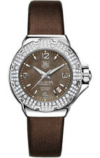 TAG HEUER RELÓGIO FEMININO FÓRMULA 1 WAC1217.FC6221 DIAMANTE PÉROLA SENHORA CETIM MARROM  comprar usado  Enviando para Brazil