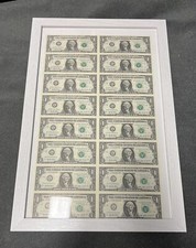 Folha emoldurada 1993 sem cortes de 16 US$ 1 (Fr. Notas da Reserva Federal dos EUA de 1919–K Dallas) comprar usado  Enviando para Brazil