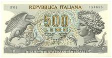 500 lire biglietto usato  Pignataro Maggiore