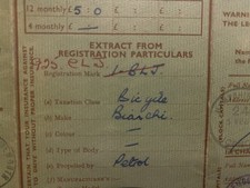 1962 bianchi old for sale 1962 bianchi old for sale  CHELTENHAM