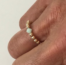 Gold bead ring for sale  BROADSTAIRS