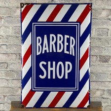 Plaque émaillée barber d'occasion  Expédié en France