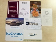 Karty kluczy Hotel Room Card Key - Pakiet, Hilton, BestWestern, Różne, używany na sprzedaż  Wysyłka do Poland
