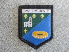 Ecusson 26ème compagnie d'occasion  France