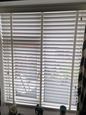 Blinds faux wooden for sale  ROTHERHAM