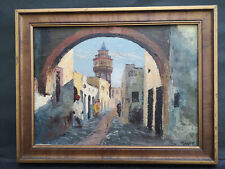 Tableau orientaliste huile d'occasion  France