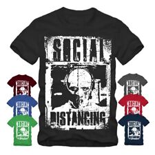Social Distancing T-Shirt S-4XL Abstand Maske Quarantäne Isolation Hannibal FFP comprar usado  Enviando para Brazil