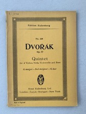 Noten dvorak quintet gebraucht kaufen  Berlin