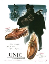 Publicité ancienne chaussure d'occasion  France