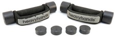 Par de halteres Heavyhands com tampas de extremidade de 1 lb e 2 lb - preto comprar usado  Enviando para Brazil