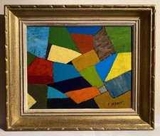Tableau abstrait huile d'occasion  Beauvais