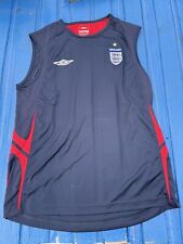 England 2003-05 Training Football Vest Large Original Umbro Navy Trikot Shirt comprar usado  Enviando para Brazil