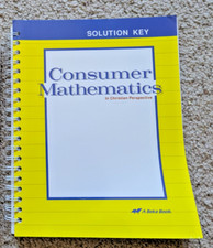 Abeka consumer mathematcis for sale  Grants Pass