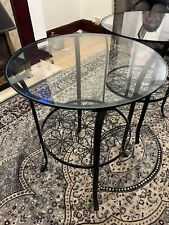 Glass side table for sale  EDGWARE