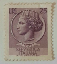 Francobollo poste repubblica usato  Brisighella