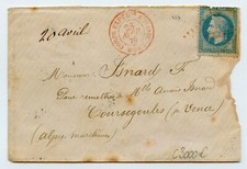 Lettre cover cachet d'occasion  La Roche-sur-Foron