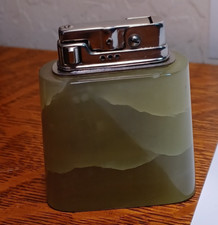 Isqueiro de mesa Rowenta semi-automático alemão verde base onxy 3" JGBX29 comprar usado  Enviando para Brazil