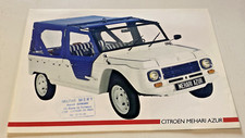 Feuillet citroen mehari d'occasion  Quarré-les-Tombes
