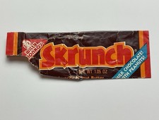 Envoltório de barra de doces vintage WILLY WONKA SKRUNCH comprar usado  Enviando para Brazil