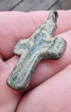 Byzantine bronze cross for sale  WOODFORD GREEN