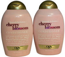 Pacote com 2 condicionadores OGX Cherry Blossom hidratação celestial sem sulfato 13 fl oz comprar usado  Enviando para Brazil