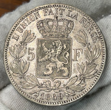 1869 belgium francs d'occasion  Expédié en Belgium