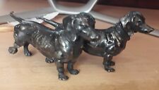 Metal pair dachshund for sale  LONDON