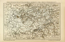 Ruhrgebiet historische landkar gebraucht kaufen  Göttingen