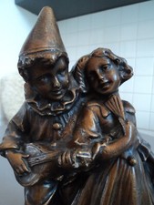 Statue pierrot pierrette d'occasion  Saint-Yorre