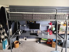 Single gray ikea for sale  BRISTOL
