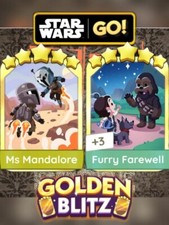Ms Mandalore & Furry Farewell - Mono_poly_ Go_Stickers 5 Star-Golden_Blitz⚡ comprar usado  Enviando para Brazil