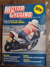 Motor cycling january for sale  WEYMOUTH