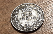 Victoria silver sixpence for sale  ORMSKIRK