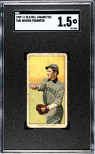 Cigarros Old Mill 1909 (T206) Woodie Thornton SGC 1.5 comprar usado  Enviando para Brazil