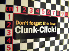 Clunk click seatbelt for sale  BEWDLEY