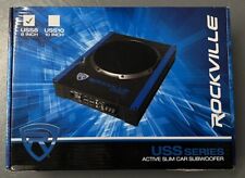 Subwoofer Rockville USS8 8" 600 W fino sob o assento ativo carro caminhão subwoofer comprar usado  Enviando para Brazil