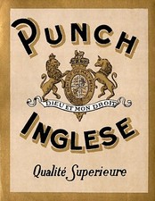 Etichetta punch inglese usato  Piacenza