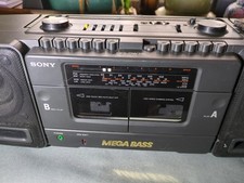 Rádio Sony CFS-DW38L cassete duplo mega baixo unidade portátil lindo estado  comprar usado  Enviando para Brazil