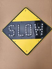 Slow sign reflectors for sale  Peckville