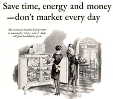 Advertisement General Electric Refrigerator GE Economize Tempo Energia Sem Mercado Diário comprar usado  Enviando para Brazil